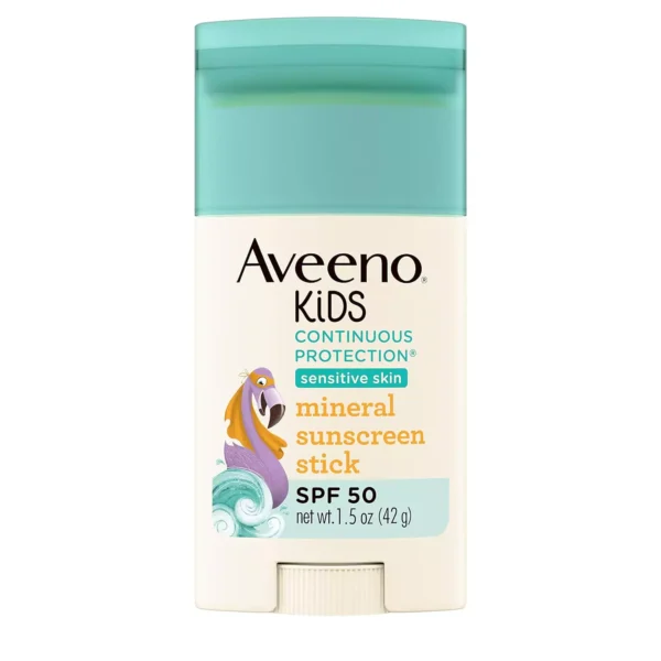 Top 10 Recommendations for Selecting the Best Sunscreen for Kids in India 7 Best Sunscreen for Kids in India : Aveeno Kids Sunscreen Stick SPF