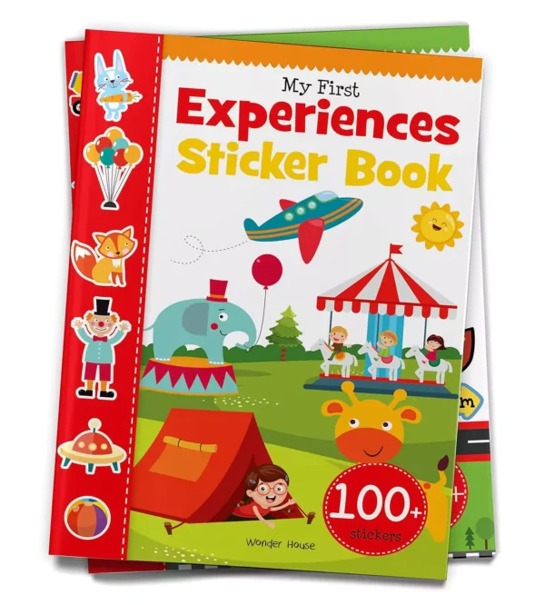 Top 10 Activities for Traveling with Toddler and Young Kids on long flight 6 Activities for Traveling with Toddler on long flight : My First Experiences Sticker Book