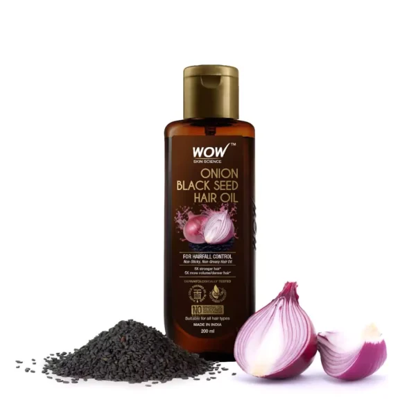 regrow hair on bald spot for women : WOW Onion Black Seed Hair Oil