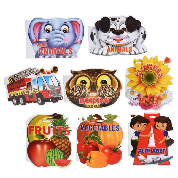 Activities for Traveling with Toddler on long flight : Inikao Mini Shapes Coloring Books