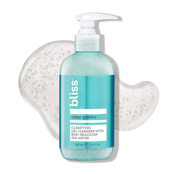 Bliss Clear Genius Clarifying Gel Cleanser :Best Salicylic Acid Cleanser