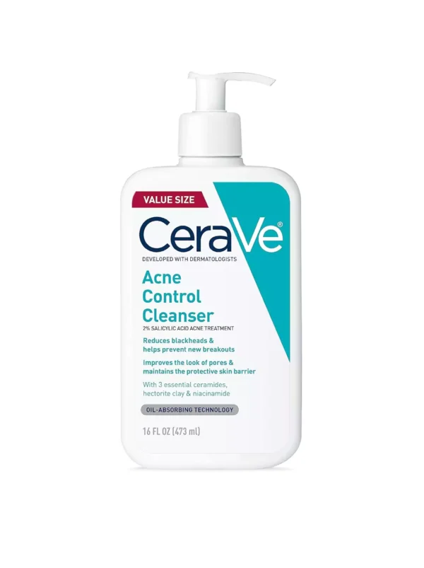 CeraVe 2% Salicylic Acid Acne Face Wash :Best Salicylic Acid Cleanser