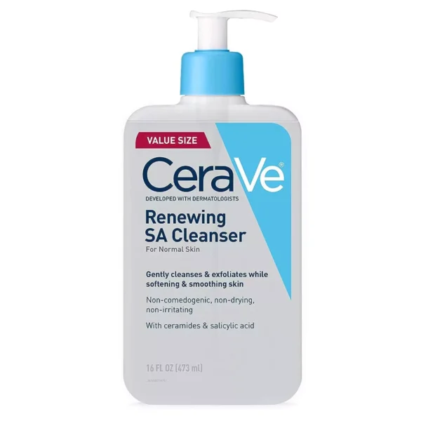 CeraVe SA Cleanser | Salicylic Acid Cleanser :Best Salicylic Acid Cleanser