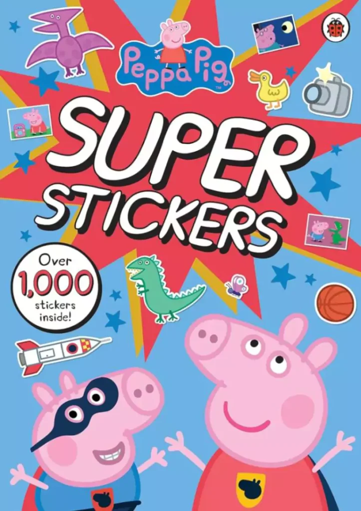 Peppa Pig Super Stickers Activity Book :Travel Activities for Kids